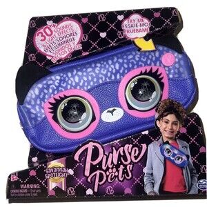 Purse Pets Savannah Spotlight ~Interactive Toy Crossbody  Lightup Leopard